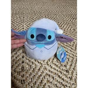 Squishmallow Kellytoy Plush Disney Lilo & Stitch Pajamas Stitch 8" NWT NEW